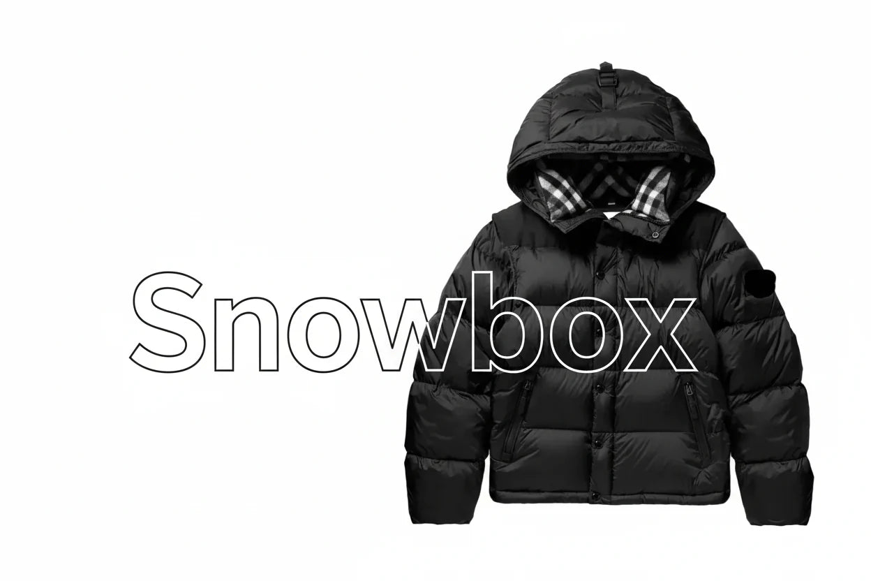 SnowBox x Removable Jacket Black