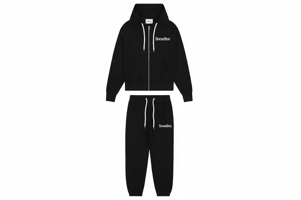 SnowBox x Heart A Tracksuit Black