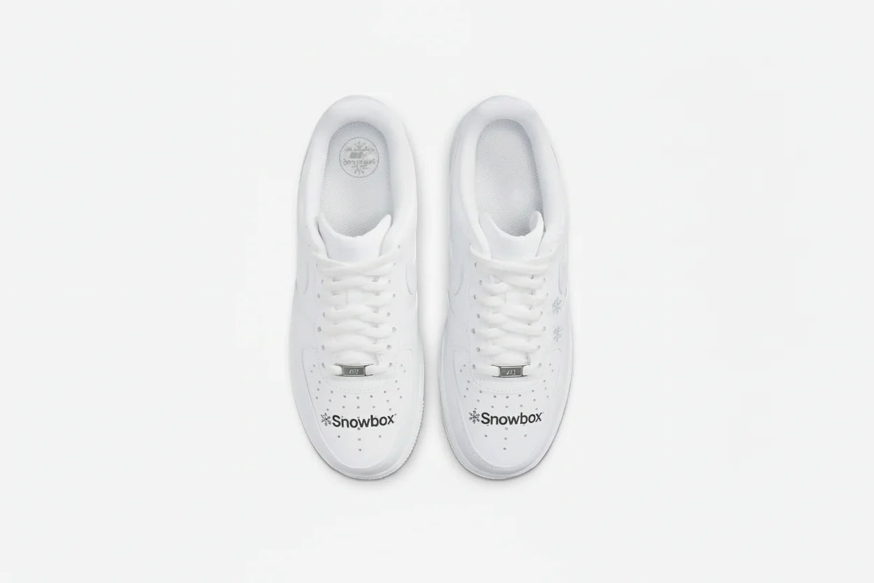 Snowbox x Check Mark Logo Low Sneakers