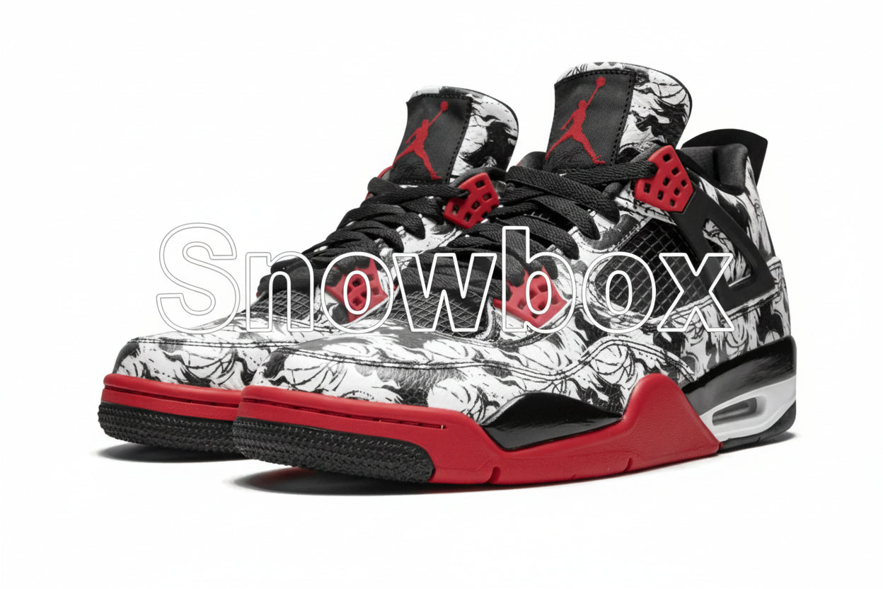 SnowBox x JF 4 SNEAKERS