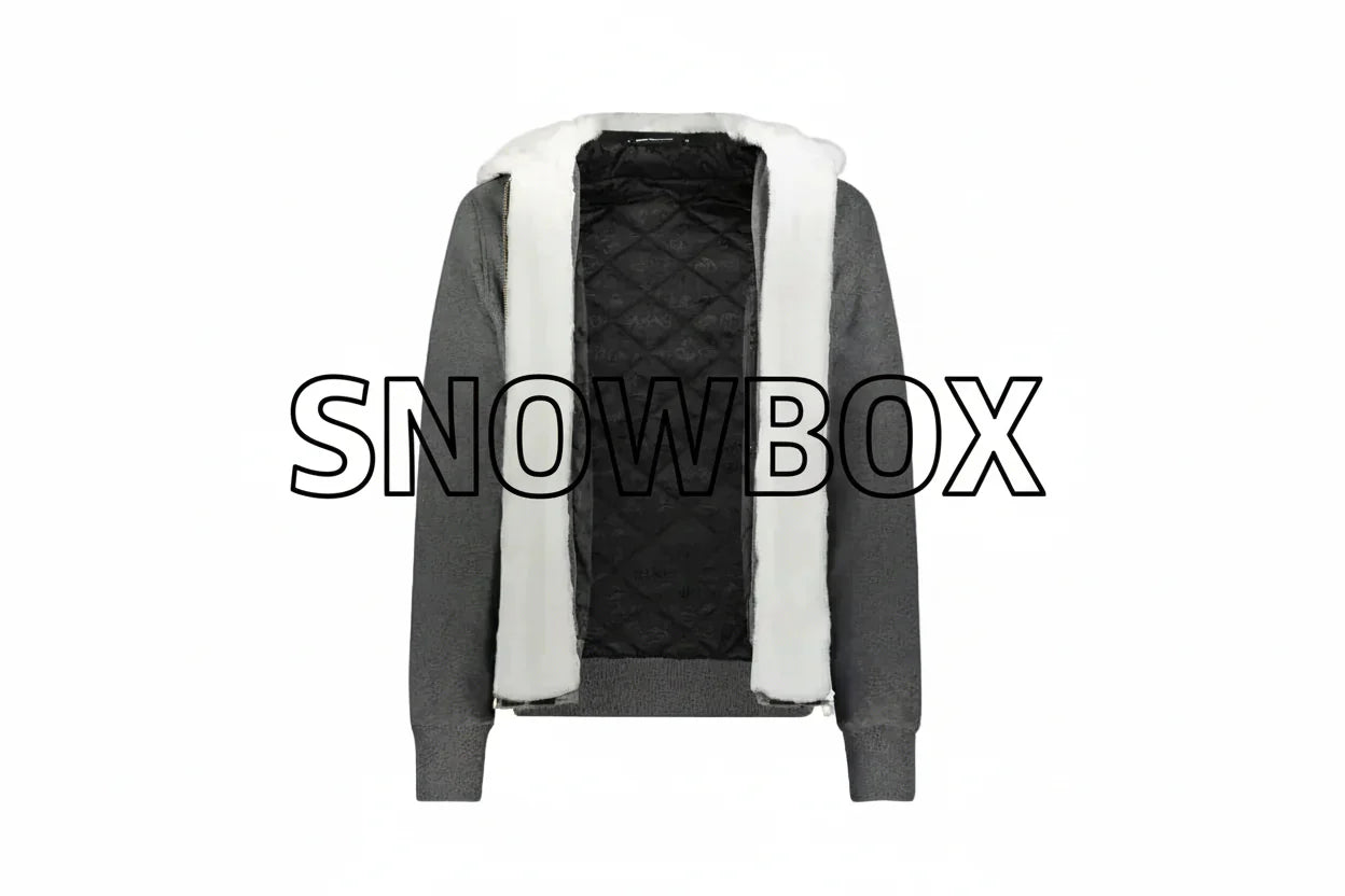 SnowBox x MK Bunny Grey Zip-Ups Edition
