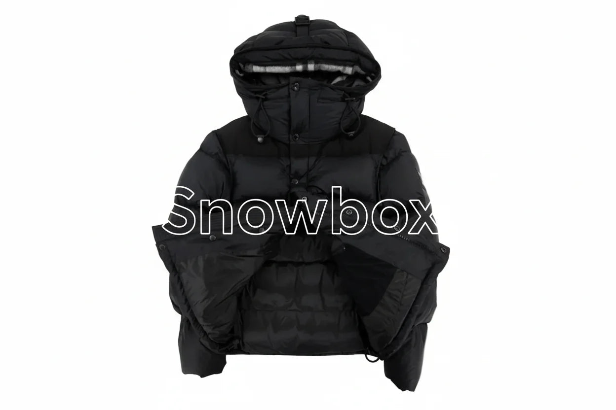 SnowBox x Removable Jacket Black