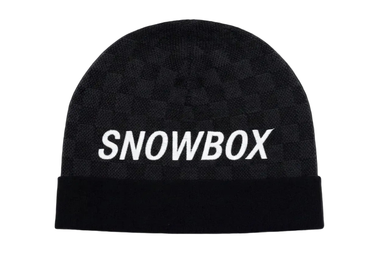 SnowBox x Monogram Beanie Black