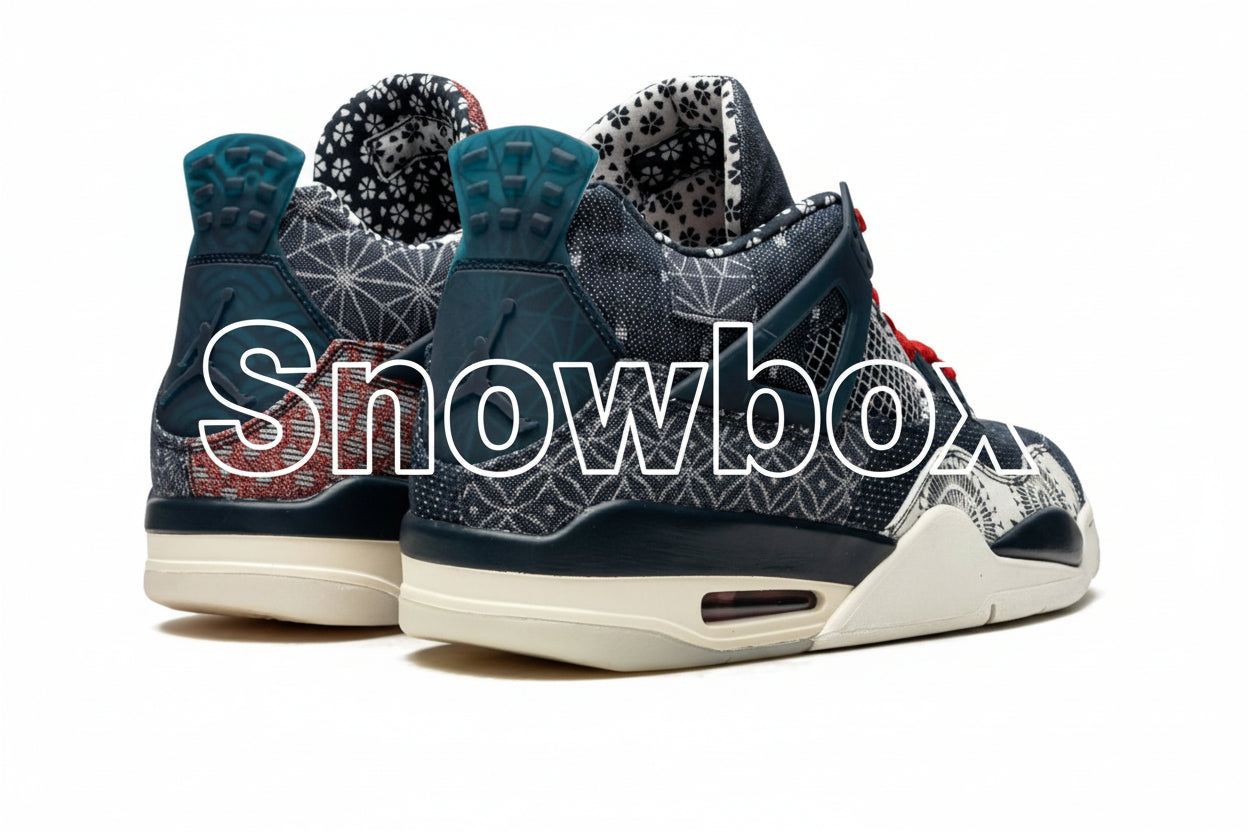 SnowBox x JF 4 SNEAKERS