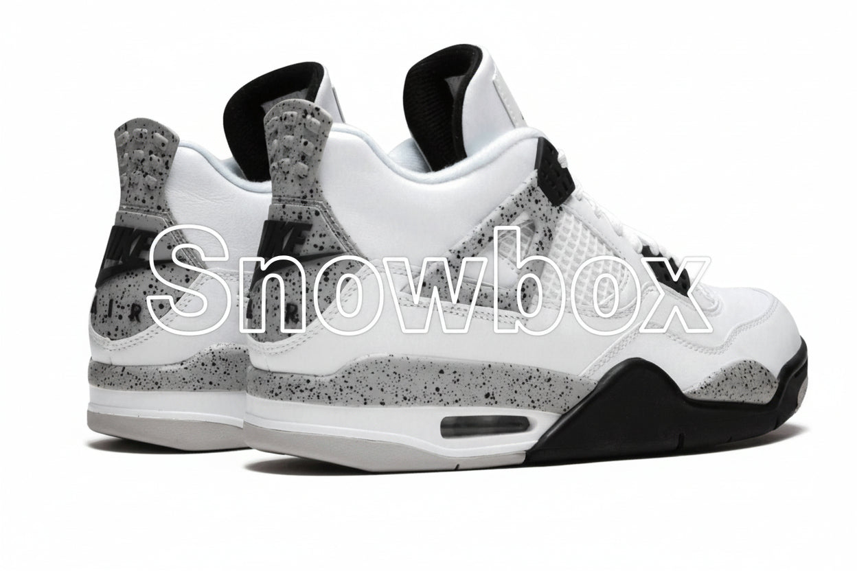 SnowBox x JF 4 SNEAKERS