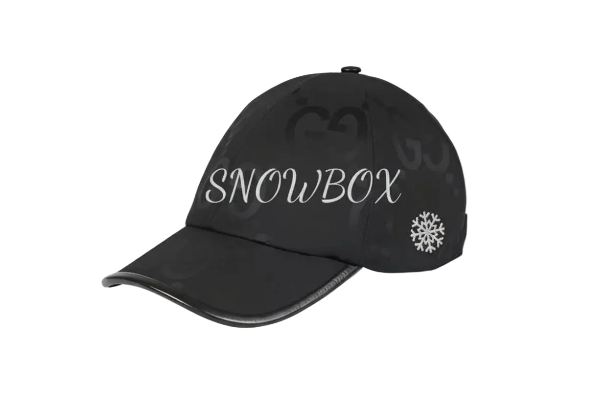 SnowBox x Guchie Black Cap